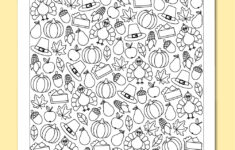 Printable I Spy Thanksgiving Game - Chevron Lemon regarding Thanksgiving I Spy Worksheets