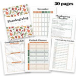 Printable Thanksgiving Planner   The Happier Homemaker Throughout Thanksgiving Budget Worksheet