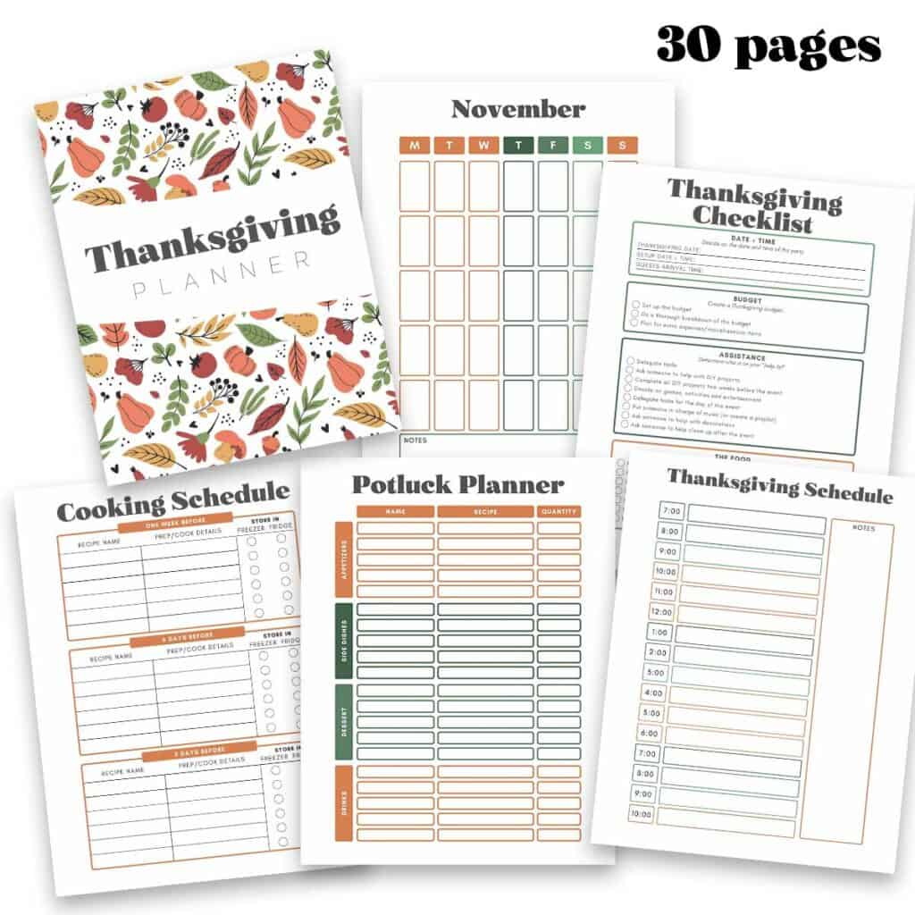 Printable Thanksgiving Planner - The Happier Homemaker throughout Thanksgiving Budget Worksheet