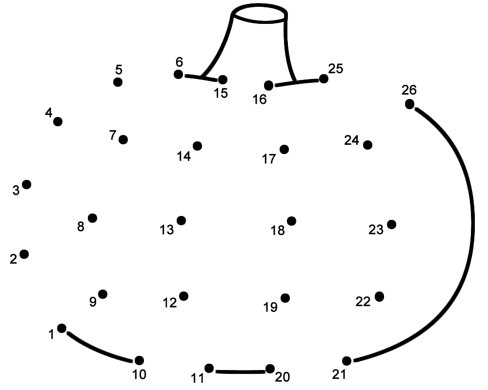 Pumpkin - Connect The Dots, Count1&amp;#039;S (Thanksgiving) for Thanksgiving Pumpkin Worksheet