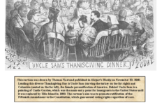 Reconstruction Era Cartoon Analysis: Thanksgiving &amp; Suffrage for Uncle Sam&amp;#039;s Thanksgiving Dinner Worksheet Answers