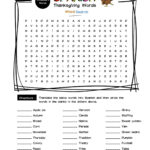 Spanish Thanksgiving Vocabulary Word Search & Answer Key | Made Throughout Printable Spanish Thanksgiving Worksheets