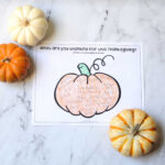Thankful Pumpkin Printable {Free Instant Download!} Inside Thanksgiving Pumpkin Worksheet