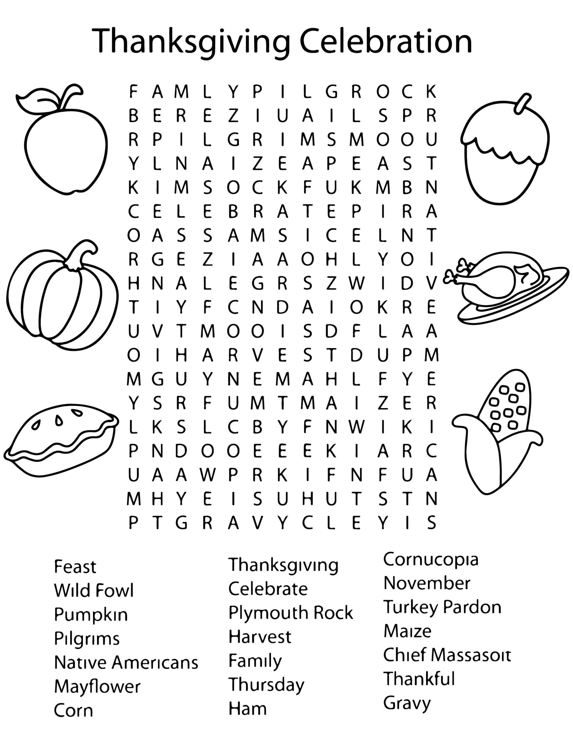 Thanksgiving Activity Sheets - 15 Free Pdf Printables | Printablee in Printable Thanksgiving Activities Worksheets