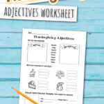 Thanksgiving Adjectives Worksheet Throughout Thanksgiving Adjectives Worksheet