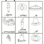 Thanksgiving Beginning Sound Within Thanksgiving Beginning Sounds Worksheet