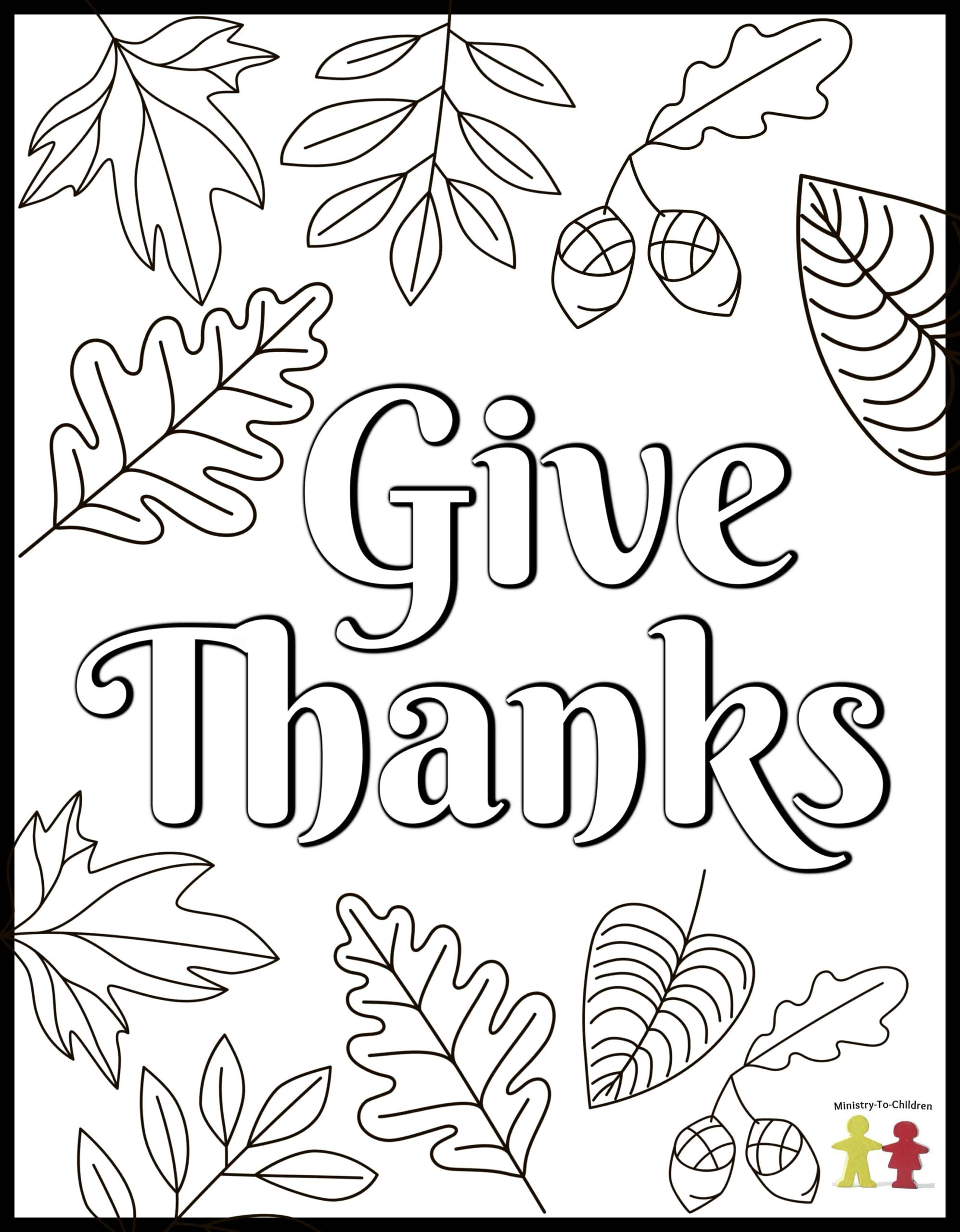 Thanksgiving Coloring Pages (Free Printable For Kids) throughout Christian Thanksgiving Worksheets