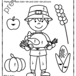Thanksgiving Colormusic Pages {With Answers} Pertaining To Music Thanksgiving Worksheets