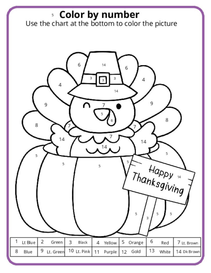 1st Grade Thanksgiving Worksheets