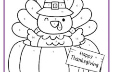 Thanksgiving Colornumber Pages - K12 Math Worksheets with Math Worksheets Thanksgiving