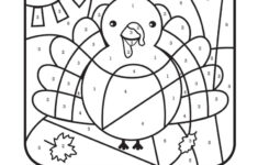 Thanksgiving Colornumber Printable Kids Activity - Fun Loving with Color by Number Thanksgiving Worksheets