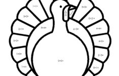 Thanksgiving Colornumber: Simple Addition | Squarehead Teachers pertaining to Thanksgiving Coloring Math Worksheets