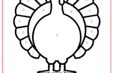 Thanksgiving Colournumber Turkey | Early Education Zone with Thanksgiving Turkey Worksheets