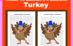 Thanksgiving Coordinate Plane Graphing Picture: Turkey | Made with Thanksgiving Coordinate Graphing Picture Worksheets