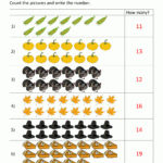 Thanksgiving Counting Worksheets Within Thanksgiving Worksheet Answers