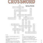 Thanksgiving Crossword Puzzle   Cute & Free Printable | Saturdaygift With Regard To Thanksgiving Crossword Puzzle Worksheet Answer Key