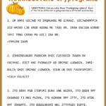 Thanksgiving Cryptograms With Thanksgiving Cryptogram Worksheet