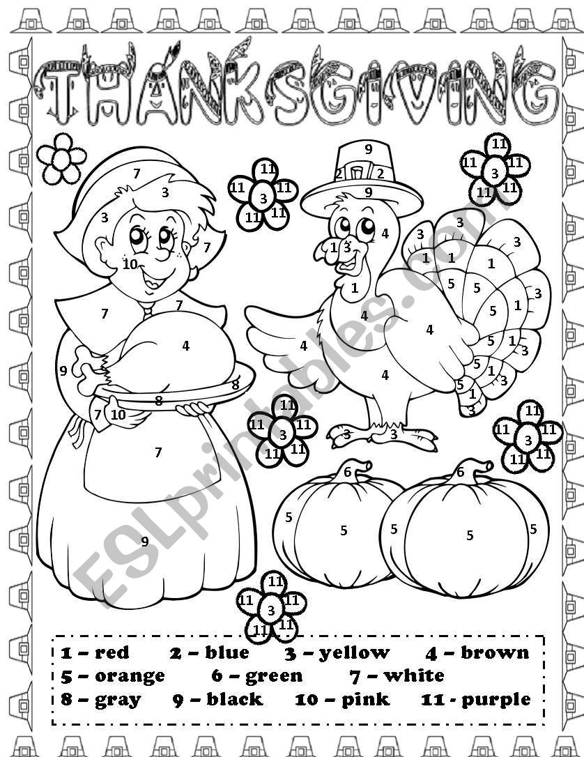 Thanksgiving Day - Esl Worksheetlupiscasu within Thanksgiving Day Worksheets