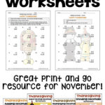 Thanksgiving Decimal Worksheet Bundle Intended For Thanksgiving Decimal Worksheets