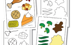 Thanksgiving Dinner Paper Plate Craft | Free Pdf Template intended for A Thanksgiving Feast Worksheet