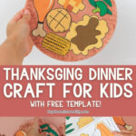 Thanksgiving Dinner Paper Plate Craft | Free Pdf Template Intended For Thanksgiving Plate Worksheet