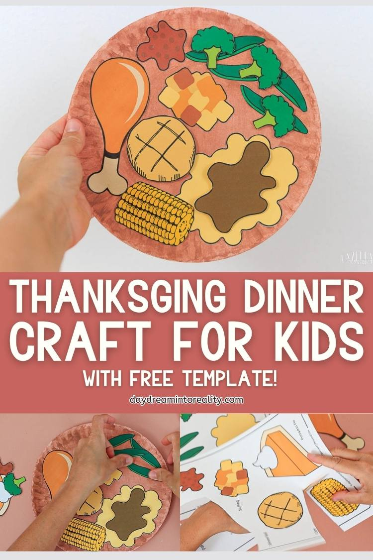 Thanksgiving Dinner Paper Plate Craft | Free Pdf Template intended for Thanksgiving Plate Worksheet
