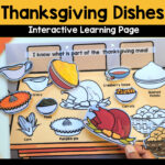 Thanksgiving Dishes Printable, Learn The Traditional Thanksgiving Throughout Thanksgiving Meal Worksheet