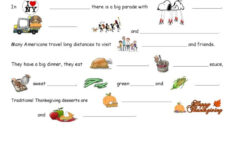 Thanksgiving: English Esl Worksheets Pdf &amp; Doc throughout Thanksgiving Day Worksheets ESL