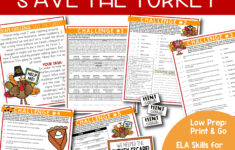 Thanksgiving Escape Challenge - The Collaborative Class within Thanksgiving Challenge Worksheet Answers