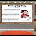 Thanksgiving Essay (Realistic Fiction) Within Super Teacher Worksheets Thanksgiving Essay