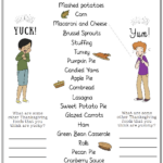Thanksgiving Foods Yuck Or Yum! (Gs) For Thanksgiving Foods Worksheet