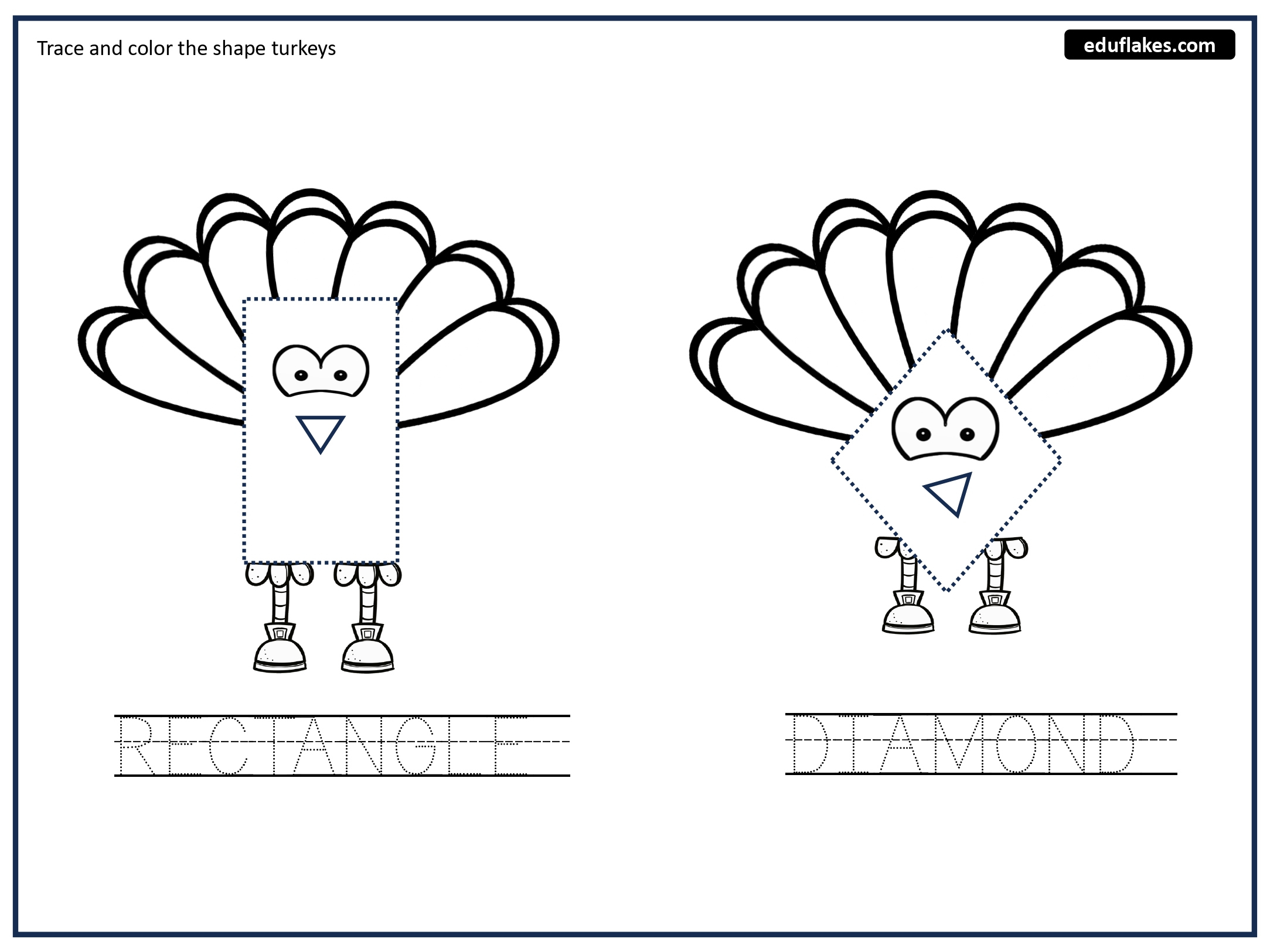 Thanksgiving Fun With Shape Turkeys: Engaging Kindergarteners With throughout Thanksgiving Shapes Worksheets