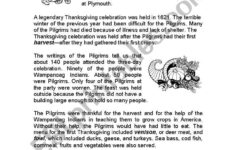Thanksgiving History Reading Worksheet - Esl Worksheetelena_Rh inside The Real Story of Thanksgiving History Channel Worksheet Answers