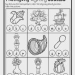 Thanksgiving Kindergarten Activities And Worksheets. Math And Literacy No  Prep For Thanksgiving Beginning Sounds Worksheet