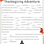 Thanksgiving Mad Libs Printables Within Thanksgiving Mad Libs Worksheets
