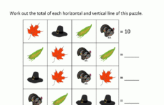 Thanksgiving Math Activities First Grade in Thanksgiving 1St Grade Worksheets