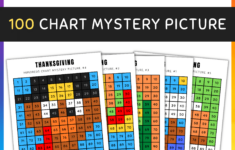 Thanksgiving Math, Hundreds Chart Mystery Picture, Colornumber throughout Thanksgiving Mystery Math Picture Worksheet