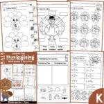 Thanksgiving Math & Literacy Worksheets For Kindergarten   In My With Tpt Free Thanksgiving Worksheets