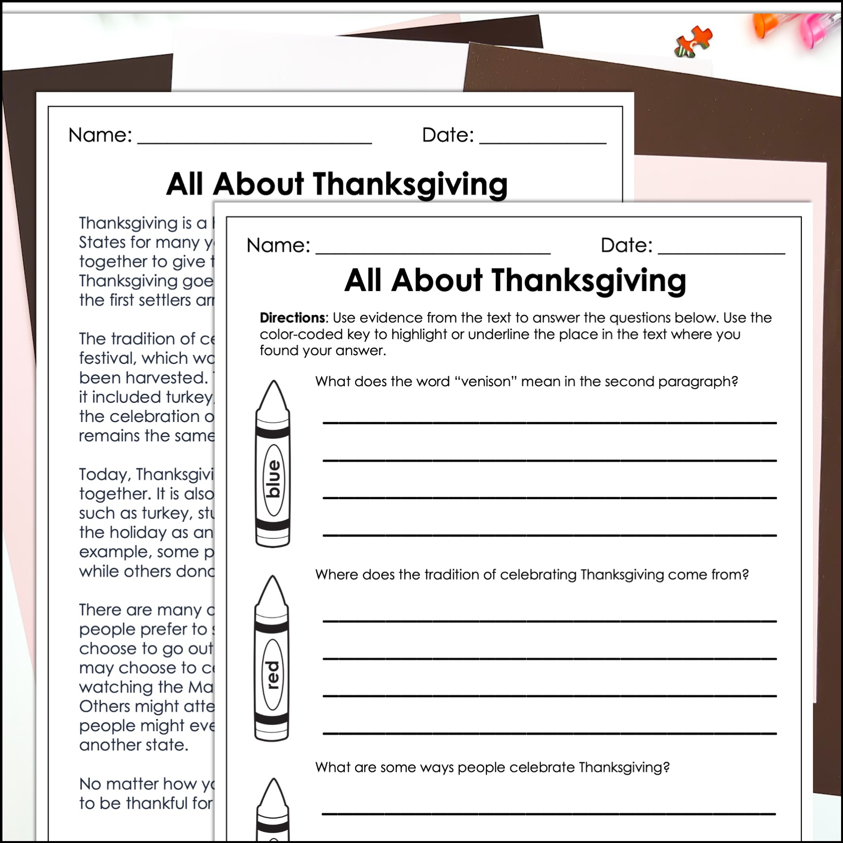 Thanksgiving Math Worksheet Alternatives | Fraction Turkey throughout Thanksgiving Worksheet 5th Grade