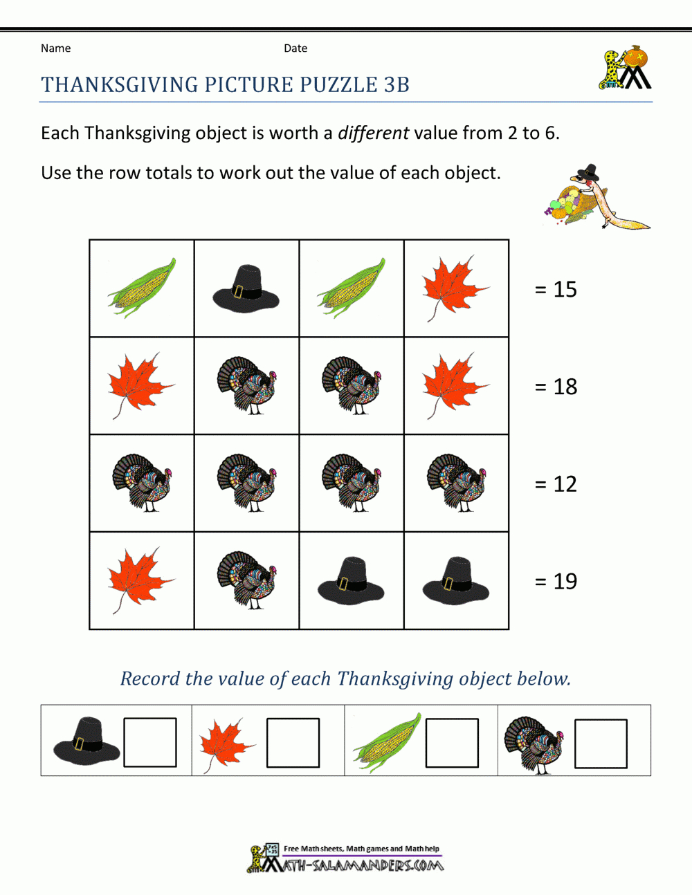 Thanksgiving Math Worksheets 3Rd Grade in Thanksgiving Math Worksheets 3Rd Grade