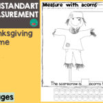 Thanksgiving   Measure With Acorns With Regard To Thanksgiving Measurement Worksheet