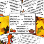 Thanksgiving Menu Math: Multistep Addition And Subtraction Word With Regard To Thanksgiving Menu Math Worksheets