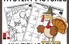 Thanksgiving Multiplication 2 Digit2 Digit throughout Multiplication Thanksgiving Worksheets