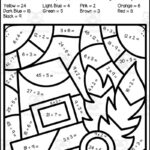Thanksgiving Multiplication + Division Colorcode Inside Division Thanksgiving Worksheets