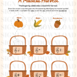 Thanksgiving Music Worksheet   Happy Musical Harvest (Ks1/2) Regarding Thanksgiving Music Worksheets