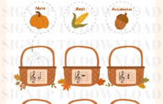 Thanksgiving Music Worksheet - Happy Musical Harvest (Ks1/2) regarding Thanksgiving Music Worksheets