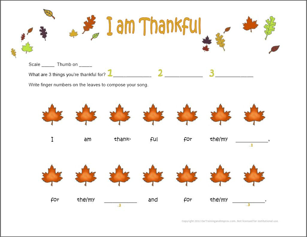Thanksgiving Music Worksheets - 9 Fun Free Printables For Kids throughout Thanksgiving Piano Worksheets
