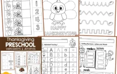 Thanksgiving No Prep Preschool Worksheets &amp; Activities - In My World throughout Free Printable Thanksgiving Preschool Worksheets