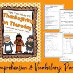 Thanksgiving On Thursday: Comprehension And Vocabulary Packet Throughout Magic Tree House Thanksgiving On Thursday Worksheets