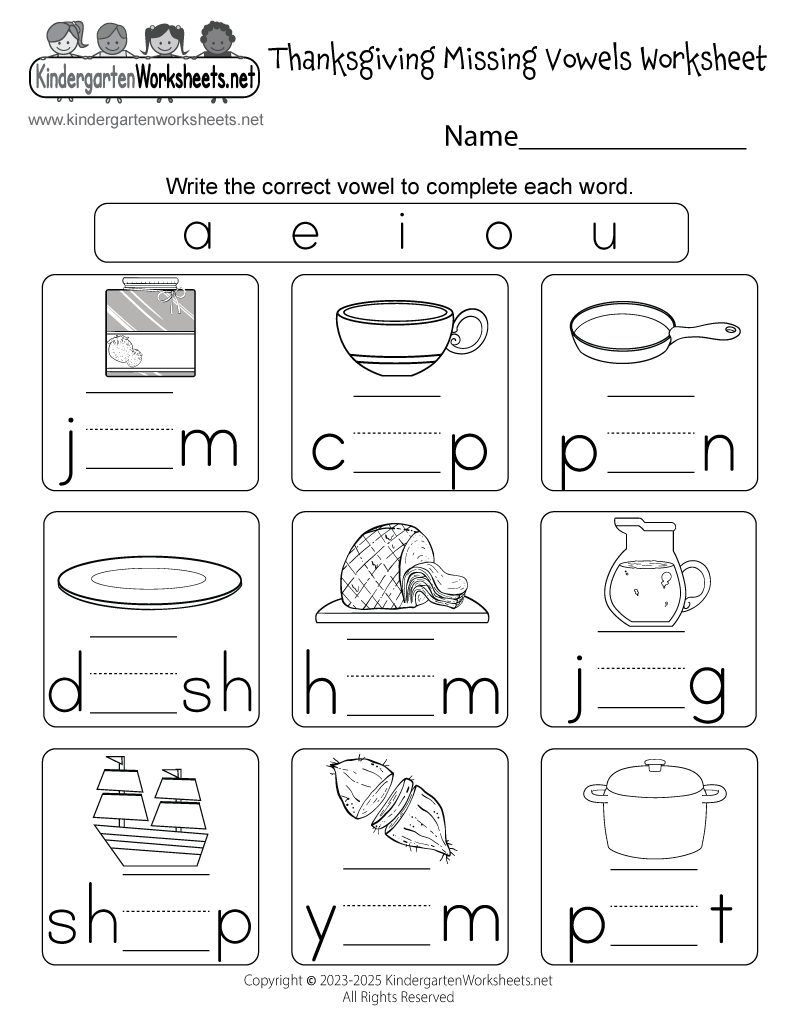 Thanksgiving Phonics Worksheet - Free Printable, Digital, &amp;amp; Pdf pertaining to Thanksgiving Cvc Worksheets